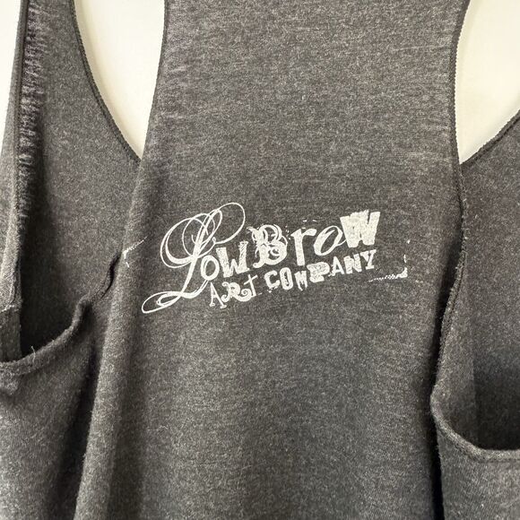 Low Brow Art Co. Miss Cherry Martini Racer Back Tank Top Mod Pin Up Altered Med - Picture 7 of 12